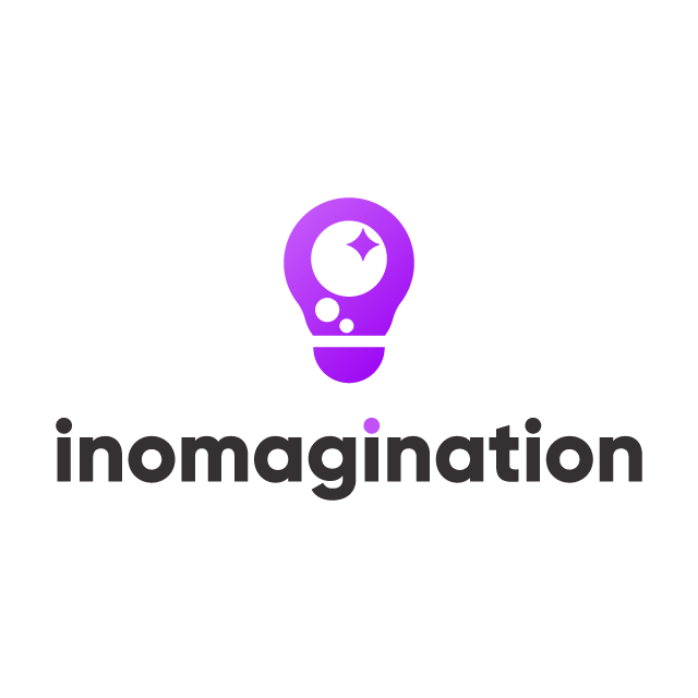 inomagination.com logo, a brandable .com business name for sale