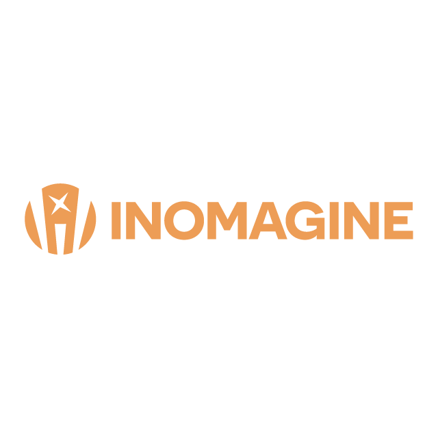 Inomagine.com logo, a brandable .com business name for sale