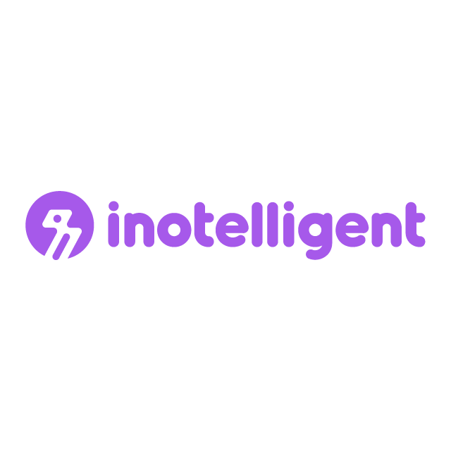 Inotelligent.com logo, a brandable .com business name for sale