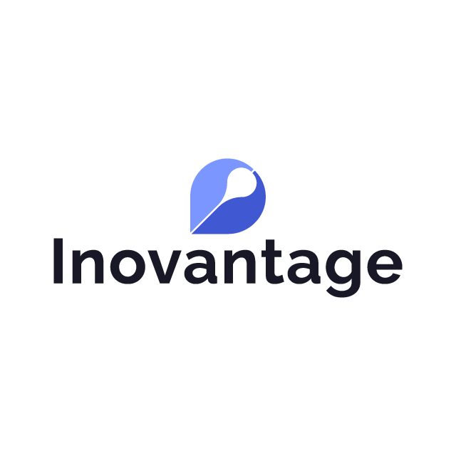 inovantage.com logo, a brandable .com business name for sale