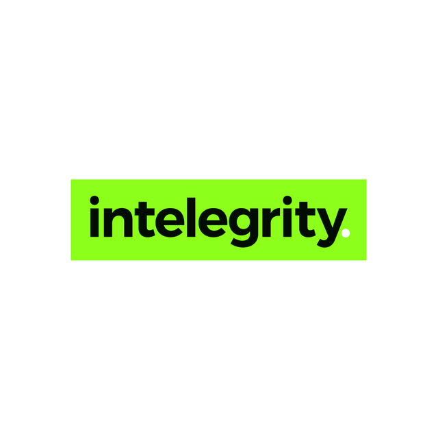 intelegrity.com logo, a brandable .com business name for sale