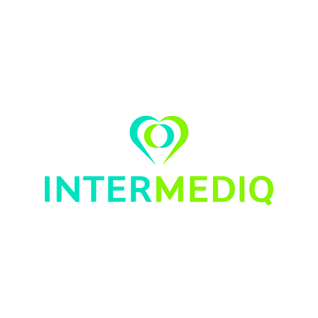 intermediq.com logo, a brandable .com business name for sale