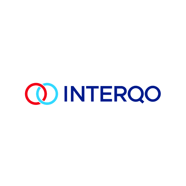 interqo.com logo, a brandable .com business name for sale