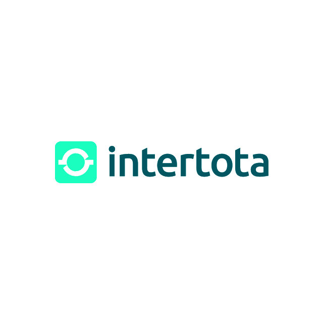 intertota.com logo, a brandable .com business name for sale