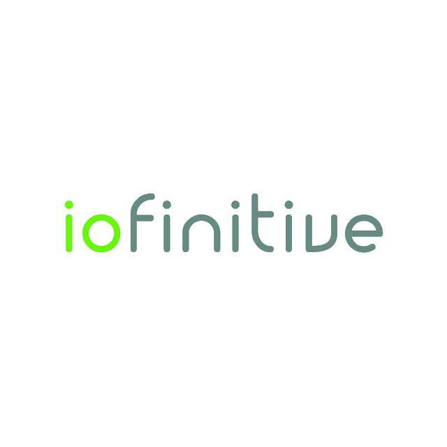 iofinitive.com logo, a brandable .com business name for sale