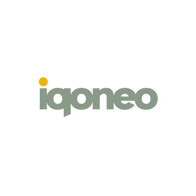 iqoneo.com logo, a brandable .com business name for sale