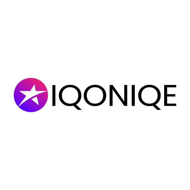 iqoniqe.com logo, a brandable .com business name for sale