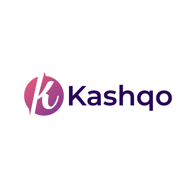 Kashqo.com logo, a brandable .com business name for sale