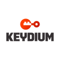 keydium.com logo, a brandable .com business name for sale