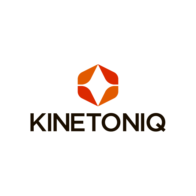 kinetoniq.com logo, a brandable .com business name for sale