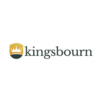 KingsBourn.com logo, a brandable .com business name for sale