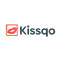 Kissqo.com logo, a brandable .com business name for sale