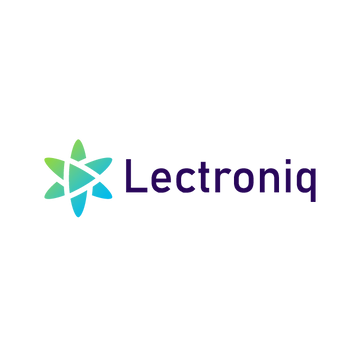 lectronIq.com logo, a brandable .com business name for sale
