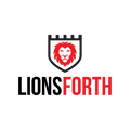 Lionsforth.com logo, a brandable .com business name for sale