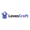 LovesCroft.com logo, a brandable .com business name for sale