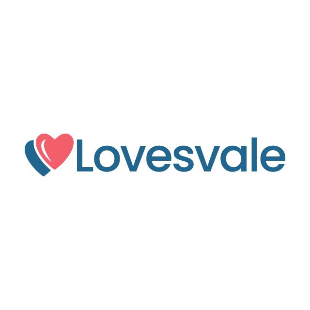 Lovesvale.com logo, a brandable .com business name for sale