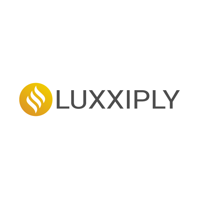 luxxiply.com logo, a brandable .com business name for sale