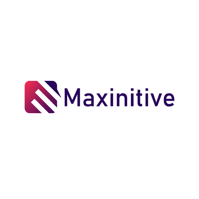 maxinitive.com logo, a brandable .com business name for sale
