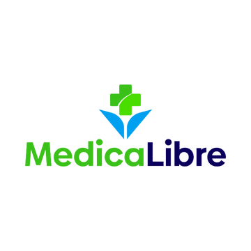 MedicaLibre.com logo, a brandable .com business name for sale