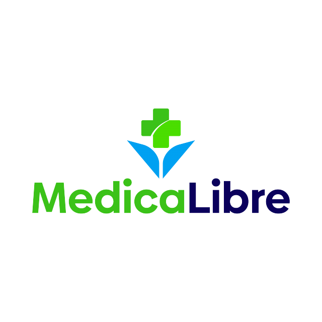 MedicaLibre.com logo, a brandable .com business name for sale