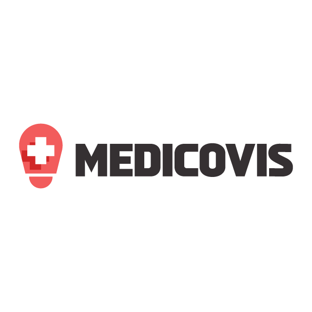 medicovis.com logo, a brandable .com business name for sale