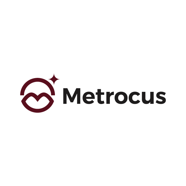 Metrocus.com logo, a brandable .com business name for sale