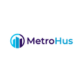 Metrohus.com logo, a brandable .com business name for sale