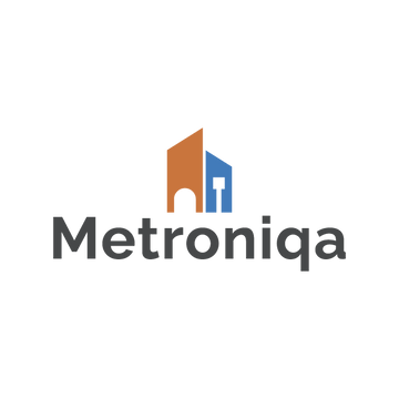 Metroniqa.com logo, a brandable .com business name for sale