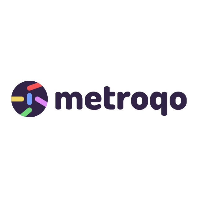 Metroqo.com logo, a brandable .com business name for sale