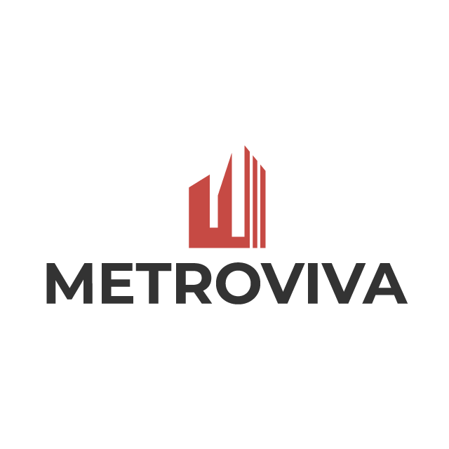 Metroviva.com logo, a brandable .com business name for sale