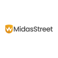 MidasStreet.com logo, a brandable .com business name for sale