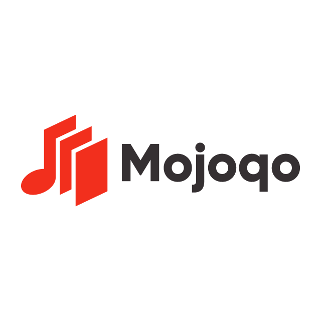 mojoqo.com logo, a brandable .com business name for sale