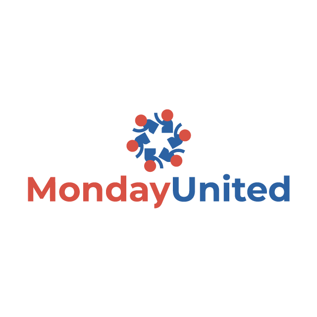 MondayUnited.com logo, a brandable .com business name for sale