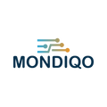 mondiqo.com logo, a brandable .com business name for sale