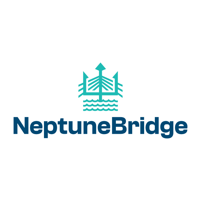 NeptuneBridge.com logo, a brandable .com business name for sale
