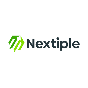 Nextiple.com logo, a brandable .com business name for sale