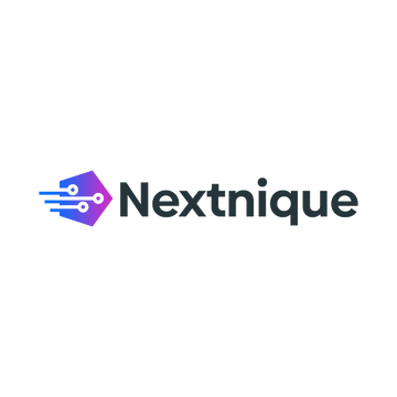 nextnique.com logo, a brandable .com business name for sale