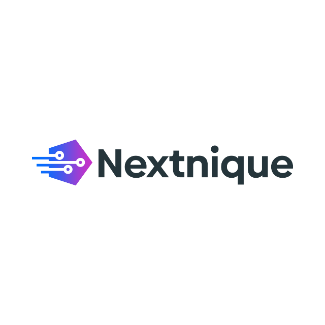 nextnique.com logo, a brandable .com business name for sale