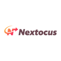 Nextocus.com logo, a brandable .com business name for sale