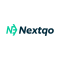 Nextqo.com logo, a brandable .com business name for sale