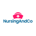 NursingAndCo.com logo, a brandable .com business name for sale