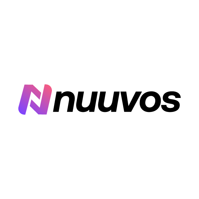 Nuuvos.com logo, a brandable .com business name for sale
