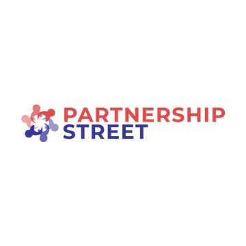 PartnershipStreet.com logo, a brandable .com business name for sale