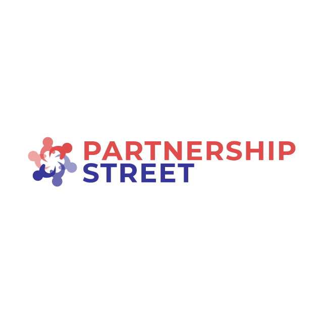 PartnershipStreet.com logo, a brandable .com business name for sale
