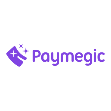 Paymegic.com logo, a brandable .com business name for sale