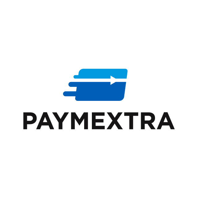 PayMextra.com logo, a brandable .com business name for sale