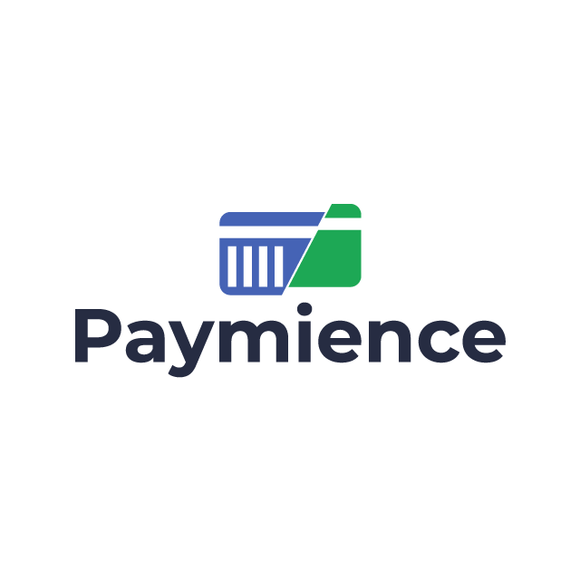 paymience.com logo, a brandable .com business name for sale