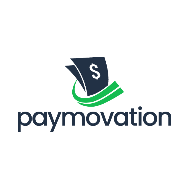 Paymovation.com logo, a brandable .com business name for sale