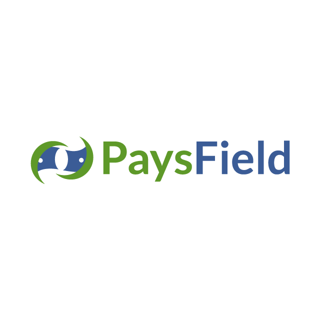 paysField.com logo, a brandable .com business name for sale