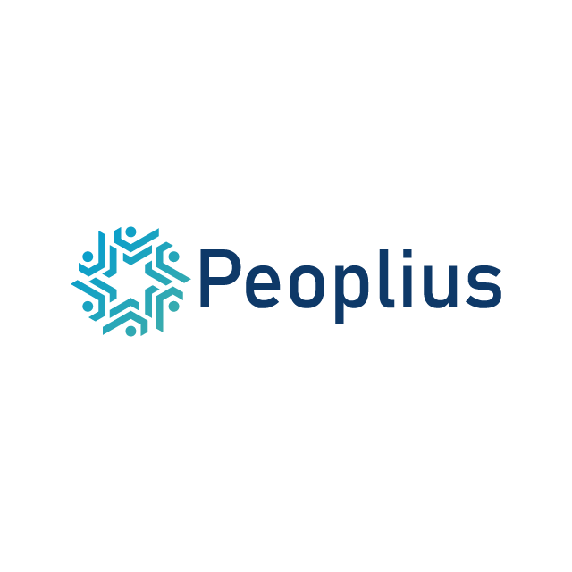 Peoplius.com logo, a brandable .com business name for sale